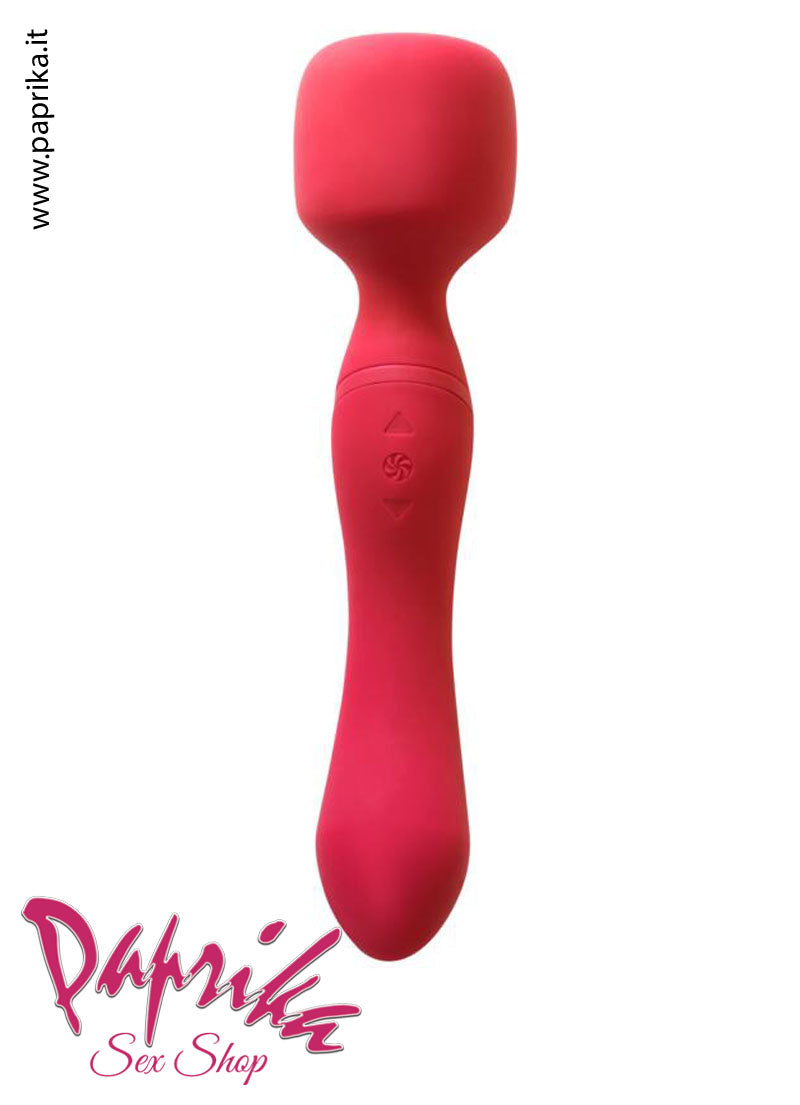 Vibratore Riscaldato & Magic Wand 22 cm Ø 38 Silicone 10 Velocità