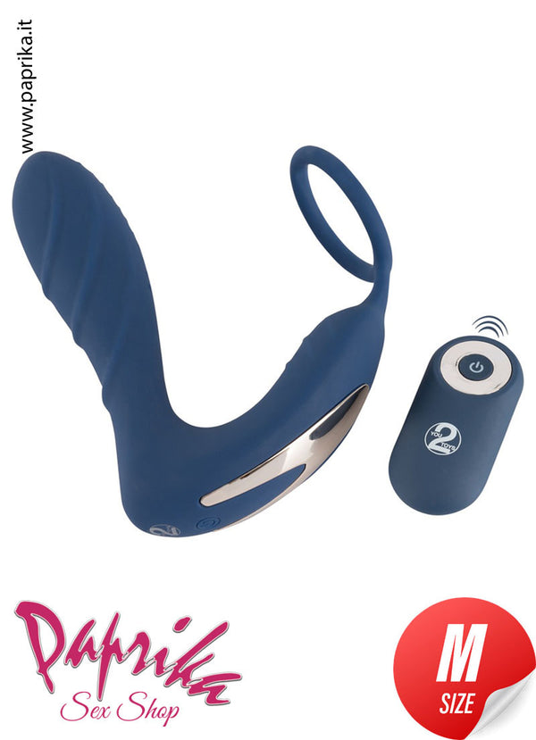 Vibratore Prostatico 12 cm Ø 33 Telecomandato Silicone 10 Velocità