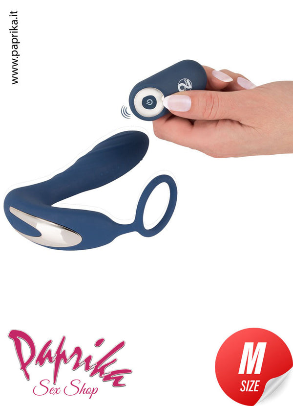 Vibratore Prostatico 12 cm Ø 33 Telecomandato Silicone 10 Velocità