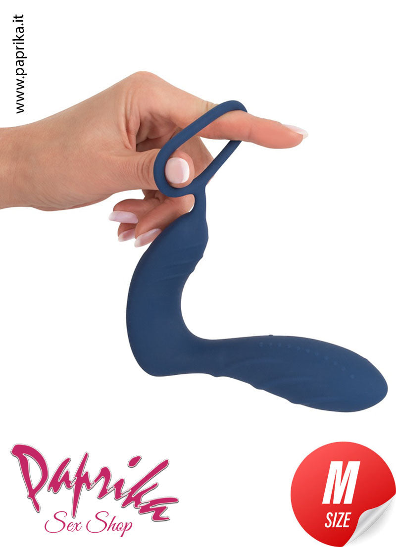 Vibratore Prostatico 12 cm Ø 33 Telecomandato Silicone 10 Velocità