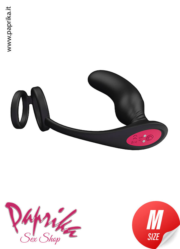 Vibratore Prostatico Silicone 11 cm Ø 32 Telecomandato 9 Velocità