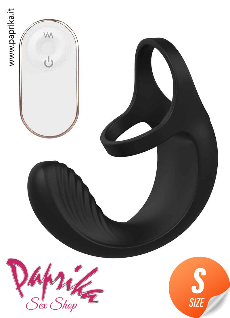 Vibratore Prostatico Telecomandato 9 cm Ø 28 Silicone 9 Velocità
