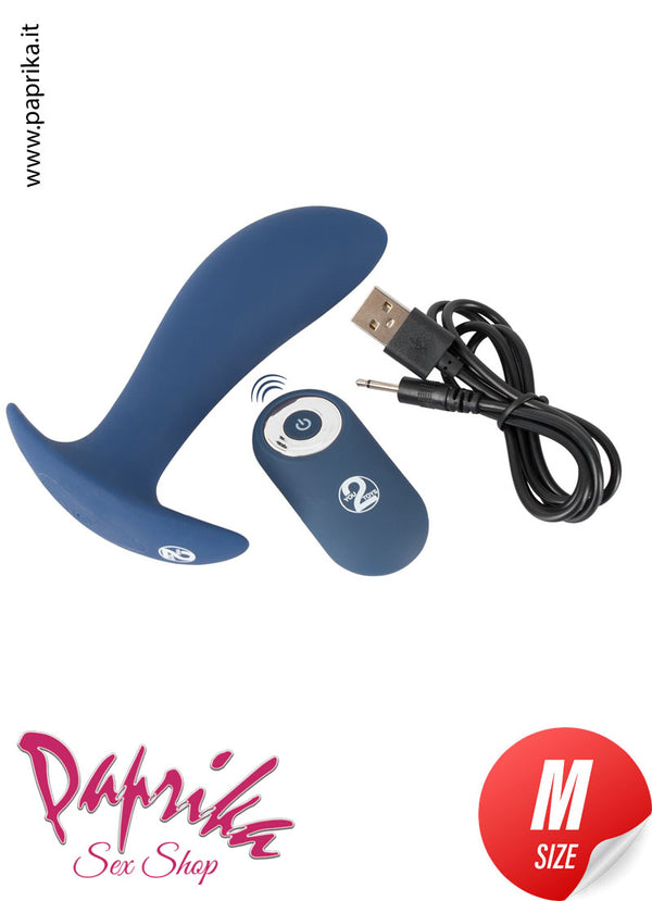 Vibratore Prostatico 11 cm Ø 32 Telecomandato Silicone 10 Velocità