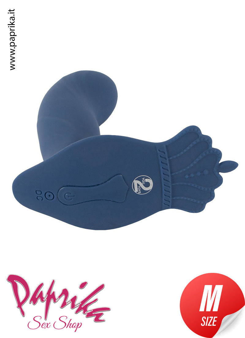 Vibratore Prostatico 11 cm Ø 32 Telecomandato 10 Velocità