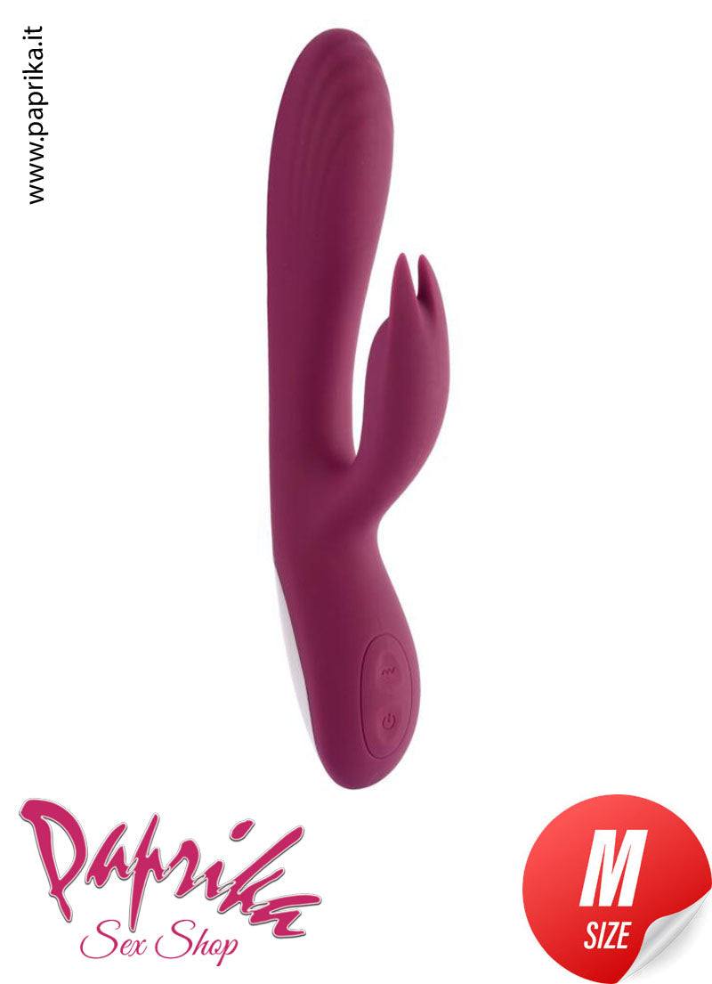 Vibratore Rabbit Punto G Clitoride 13 cm Ø 35 Silicone 10 Velocità