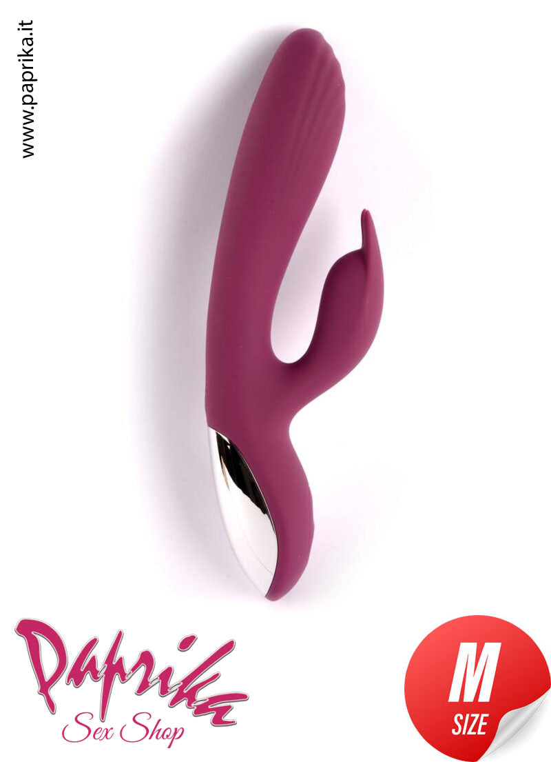 Vibratore Rabbit Punto G Clitoride 13 cm Ø 35 Silicone 10 Velocità