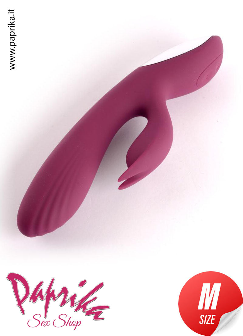 Vibratore Rabbit Punto G Clitoride 13 cm Ø 35 Silicone 10 Velocità