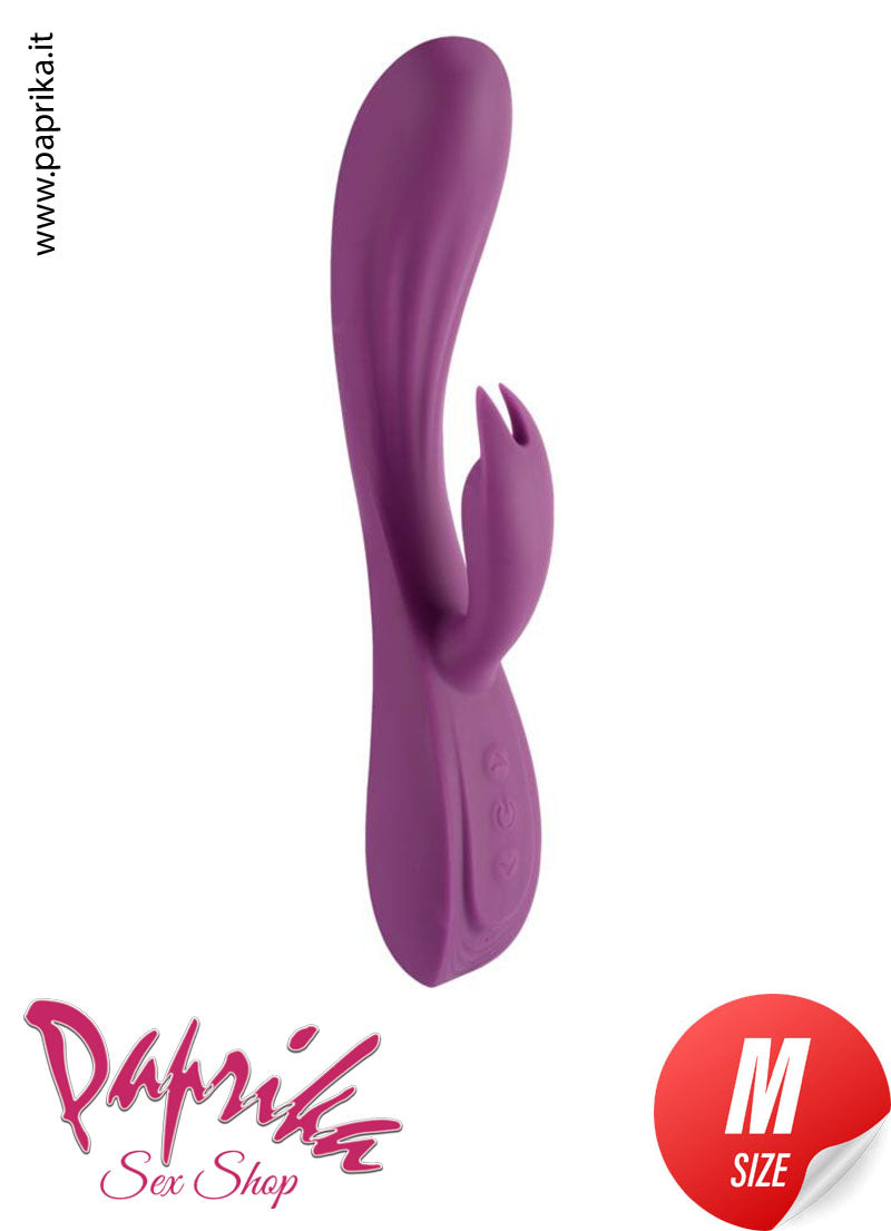 Vibratore Rabbit Vaginale Clitoride Punto G 13 cm Ø 36 Silicone 10 Velocità