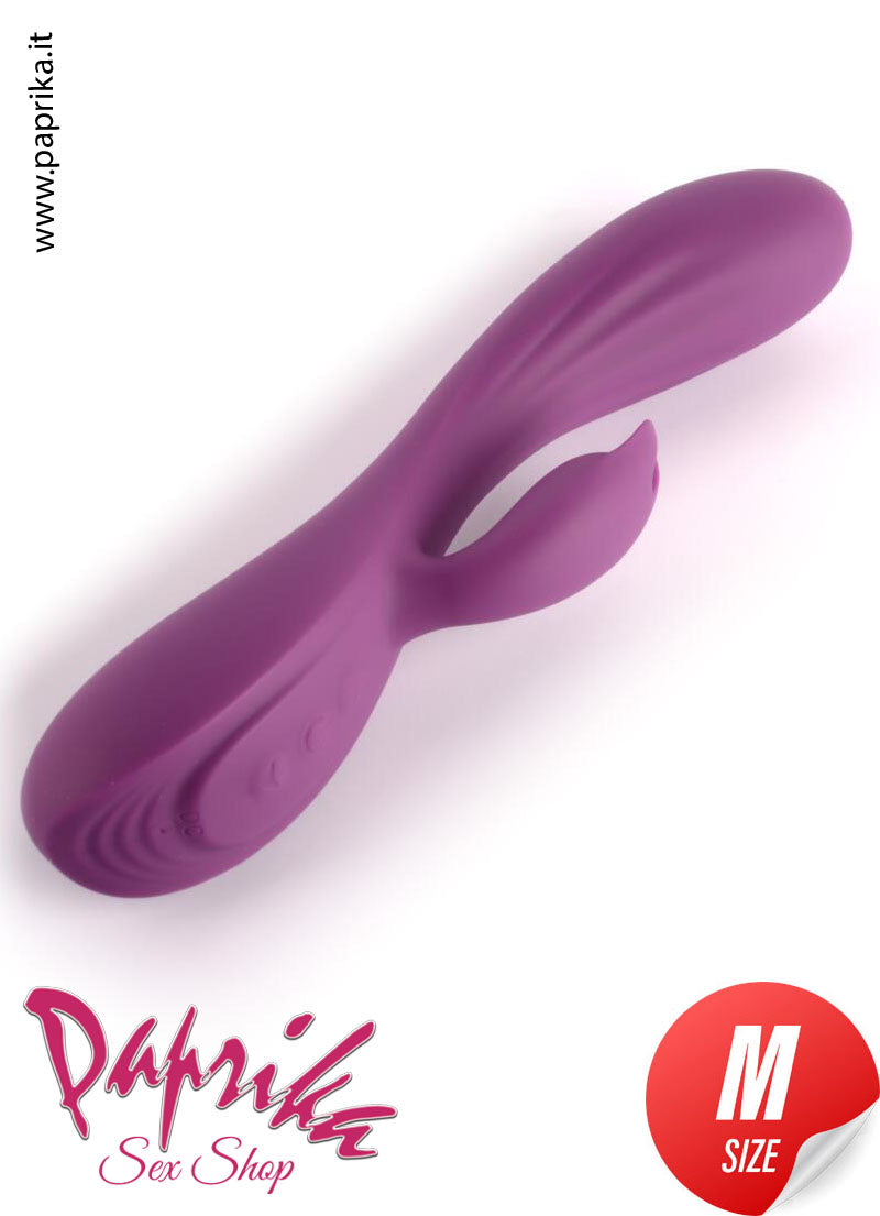 Vibratore Rabbit Vaginale Clitoride Punto G 13 cm Ø 36 Silicone 10 Velocità