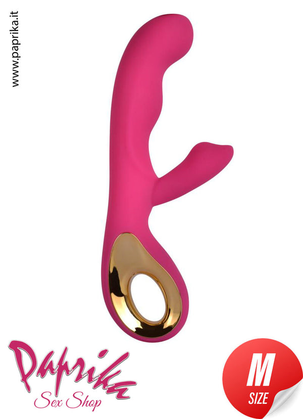 Vibratore Rabbit Punto G Clitoride 10 cm Ø 37 Silicone 6 x 4 Funzioni