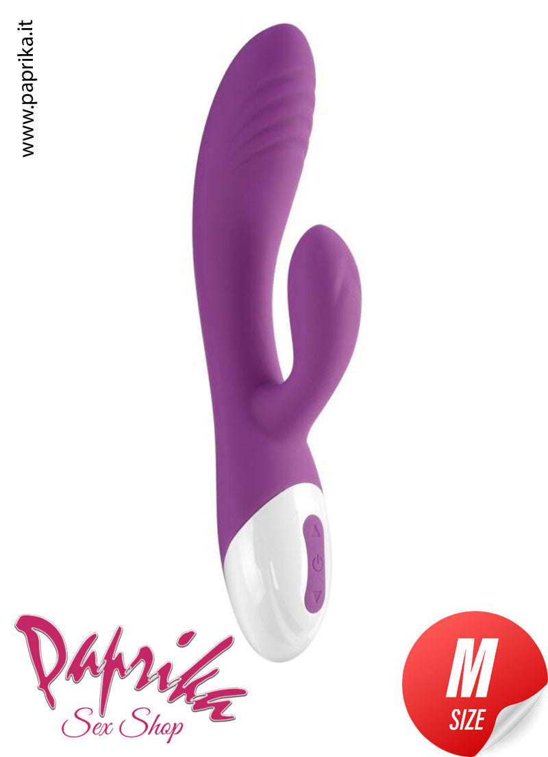 Vibratore Rabbit Punto G Clitoride 12 cm Ø 34 Silicone 8 x 5 Funzioni