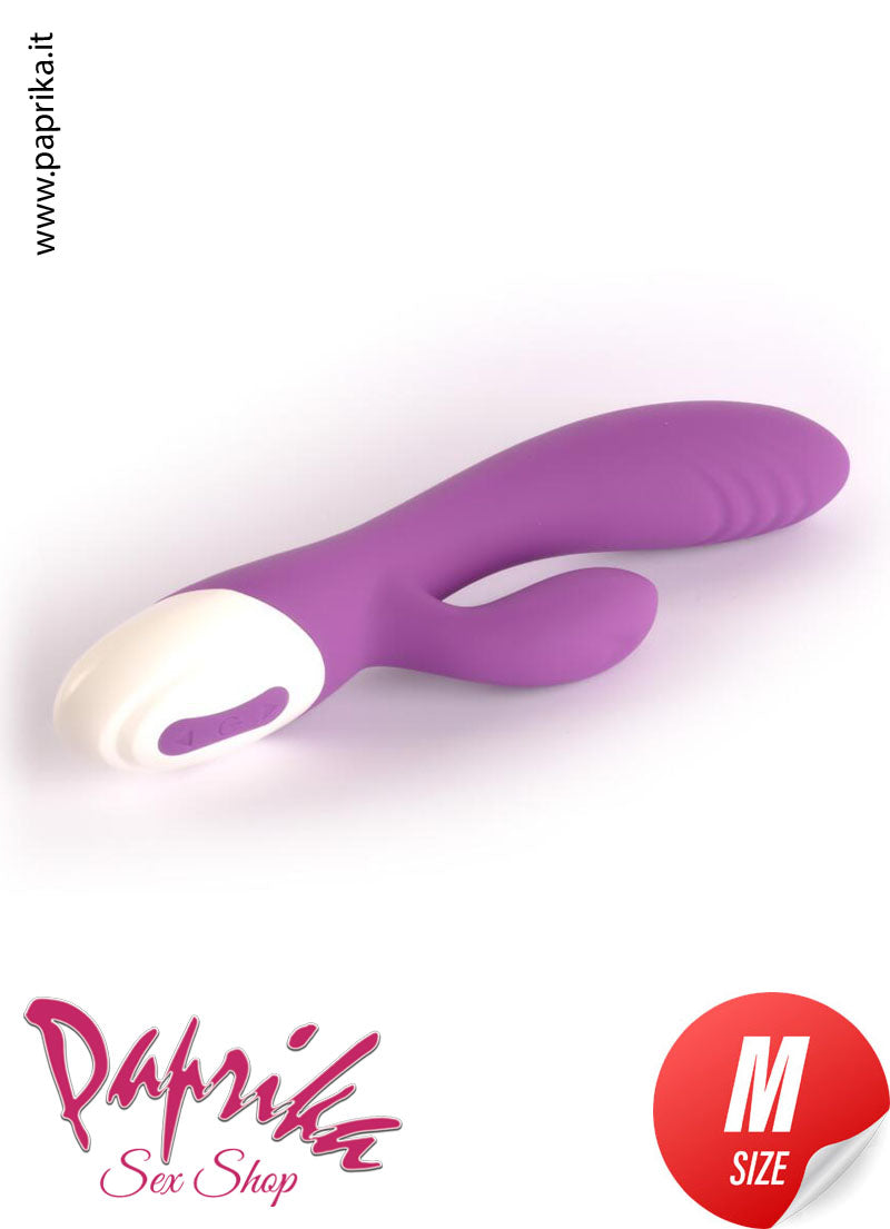 Vibratore Rabbit Punto G Clitoride 12 cm Ø 34 Silicone 8 x 5 Funzioni