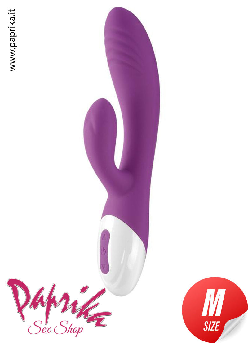 Vibratore Rabbit Punto G Clitoride 12 cm Ø 34 Silicone 8 x 5 Funzioni