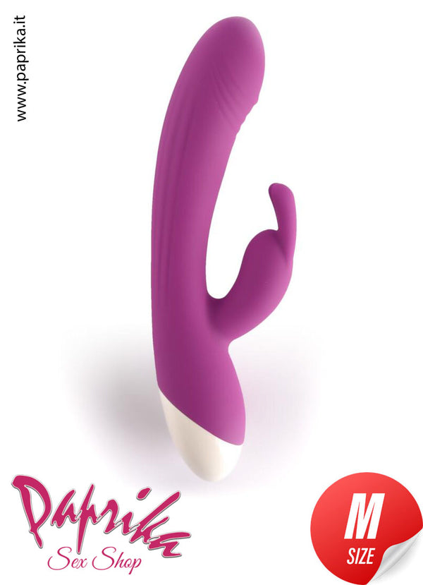 Vibratore Rabbit Punto G Clitoride 12 cm Ø 35 Silicone 10 Velocità