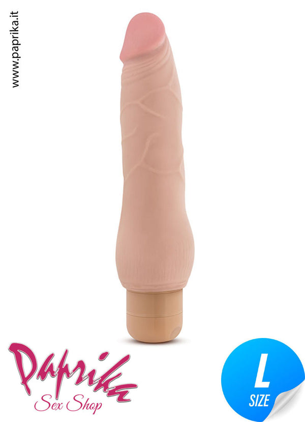 Vibratore Anatomico Large 18 cm Ø 42 Tpe Unisex Velocità Regolabili