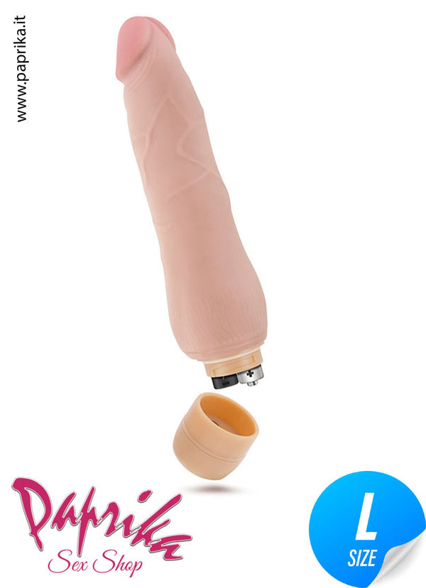 Vibratore Anatomico Large 18 cm Ø 42 Tpe Unisex Velocità Regolabili