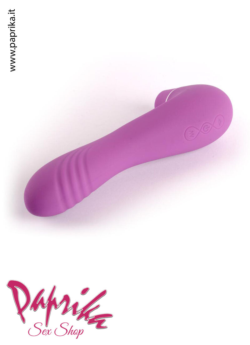Succhia Clitoride e Vibratore Punto G 10 Velocità Silicone